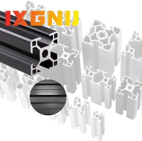 3030 T فتحة الألومنيوم لأجزاء الطابعة ثلاثية الأبعاد و CNC DIY فضي 1500mmX4 in Kuwait