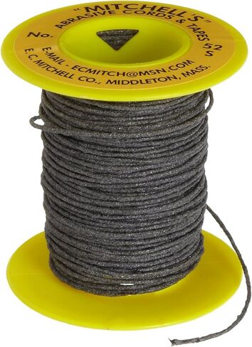 Mitchell Abrasives 52-S سلك مكشوط مستدير، كربيد سليكون 150 حبة 0 55" قطرها × 25 قدمًا in Kuwait