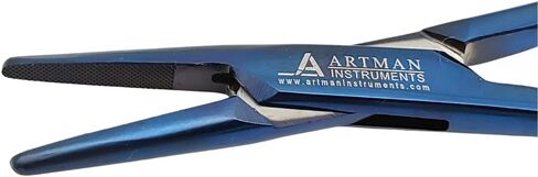 حامل إبرة Mayo Hegar مقاس 7 بوصات سائق إبرة جراحية مع إدراجات بلازما زرقاء من كربيد التنجستن من ARTMAN INSTRUMENTS in Kuwait