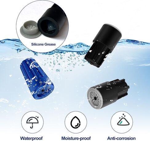 60 Pcs Waterproof Wire Nuts,Outdoor Seal Electrical Wire Connectors,Wire Caps Landscape Wire Connector Twist Nuts Caps for Landscape Light,Irrigation Valves,Wet Location Installation,22AWG-12AWG in Kuwait
