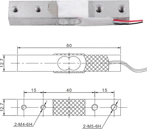 Geekstory مستشعر وزن خلية الحمل الرقمي 20 كجم خلايا تحميل مصغرة عالية الدقة YZC-133 لأجهزة استشعار ميزان المطبخ الإلكترونية المحمولة Arduino DIY (حزمة من 2) in Kuwait