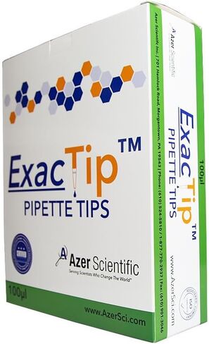 ExacTip Pipette Tip, 100ul, racked, Filtered in Kuwait