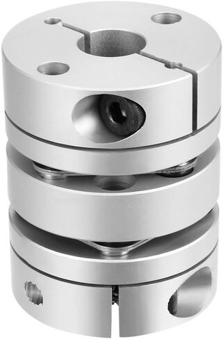Uxcell 8mmx12mm المشبك ضيق عمود المحرك 2 الحجاب الحاجز اقتران المقرنة in Kuwait
