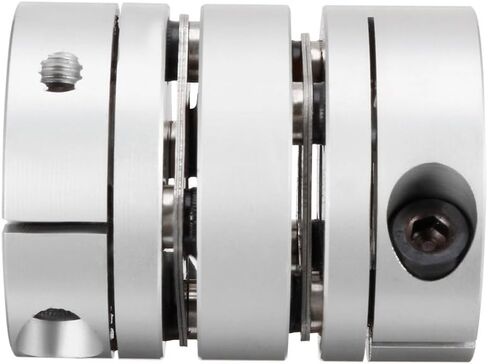 Uxcell 8mmx12mm المشبك ضيق عمود المحرك 2 الحجاب الحاجز اقتران المقرنة in Kuwait