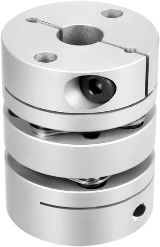 Uxcell 8mmx12mm المشبك ضيق عمود المحرك 2 الحجاب الحاجز اقتران المقرنة in Kuwait