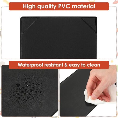 20 Pcs Menu Holder Single Panel Restaurant Menu Covers Single Page Menu Cover Holders with Angled Corners, Black, 4.25" x 11" in Saudi Arabia