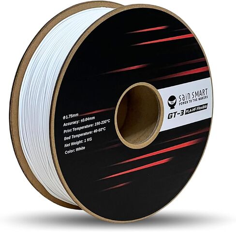 SainSmart High Speed PLA-Lite Filament 1.75mm, High Flow 3D Printer Filament, 2.2 LBS (1KG) Spool, Dimensional Accuracy +/- 0.03mm, Black in Kuwait