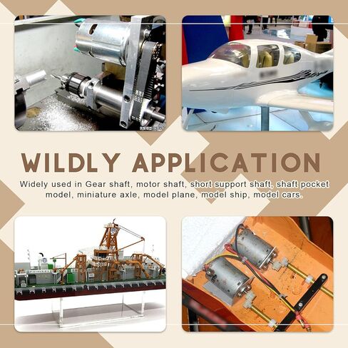 Wokape 2 Pieces High Quality Brass Solid Round Rod Lathe Bar Stock, 1/4 Inch in Diameter 14 Inches in Length in Kuwait