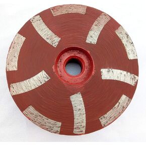 عجلة كأس مملوءة بالراتنج المسطح الماسي مقاس 4 بوصة مع خيط 5/8 بوصة -11 للجرانيت (خشن) in Kuwait