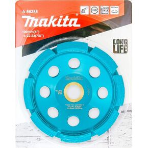 ماكيتا عبوة واحدة - عجلة كوب ماسية مقاس 4 انش لطحن 4.5 انش + - طحن قوي منخفض الاهتزاز للخرسانة والبناء in Kuwait