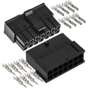 موليكس مايكرو فيت 3.0 صف مزدوج (14 دائرة) قابس وعاء للذكور والإناث، مع مقابس طرفية، (عبوة من مجموعة كاملة واحدة) in Kuwait