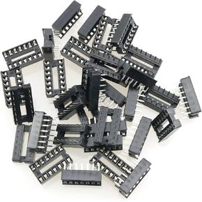 14 دبوس IC المقبس TAODAN 30 قطعة 2.54 مم الملعب 14 دبوس DIP IC لحام نوع مقبس محول in Kuwait