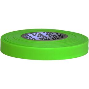 Presco Nursery Roll Flagging Tape: 1/2 in. x 50 yds. (Neon Green) [NON-ADHESIVE]