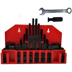 58Pc T-Slot Clamping Kit Set Table Slot 5/8" With Wrench And Slot Cleaner in Kuwait