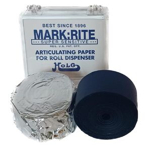 33.75 قدمًا - ورق مفصل للأسنان من Holg MARK: RITE، لفات إعادة تعبئة رقيقة زرقاء، صنع في الولايات المتحدة الأمريكية، 33.75 قدمًا لكل لفة، 76.2 ميكرون in Kuwait