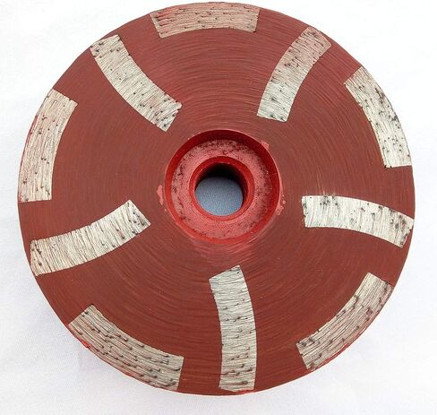 عجلة كأس مملوءة بالراتنج المسطح الماسي مقاس 4 بوصة مع خيط 5/8 بوصة -11 للجرانيت (خشن) in Kuwait