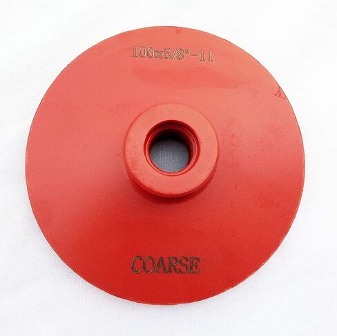 عجلة كأس مملوءة بالراتنج المسطح الماسي مقاس 4 بوصة مع خيط 5/8 بوصة -11 للجرانيت (خشن) in Kuwait