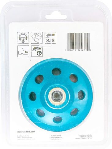 ماكيتا عبوة واحدة - عجلة كوب ماسية مقاس 4 انش لطحن 4.5 انش + - طحن قوي منخفض الاهتزاز للخرسانة والبناء in Kuwait