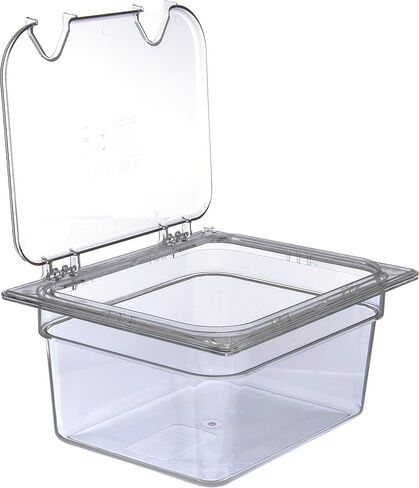 وعاء طعام نصف الحجم ستوربلس من كارليسلي 10222B07 بولي كربونات، عمق 15.24 سم، شفاف in Kuwait