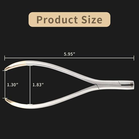 Distal End Cut Plier with Mini Head & Longer Handle, Hold & Cut Hard and Soft Wire Orthodontic Cutter Dental Surgical Instrument Tool in Saudi Arabia