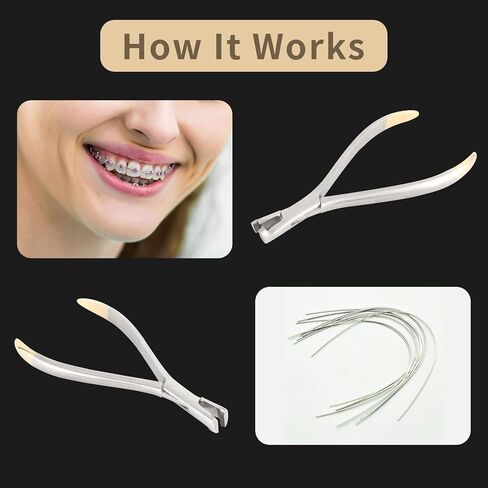 Distal End Cut Plier with Mini Head & Longer Handle, Hold & Cut Hard and Soft Wire Orthodontic Cutter Dental Surgical Instrument Tool in Saudi Arabia