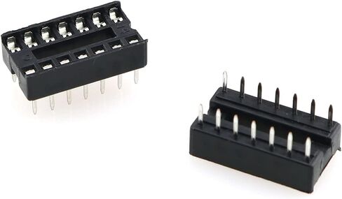 14 دبوس IC المقبس TAODAN 30 قطعة 2.54 مم الملعب 14 دبوس DIP IC لحام نوع مقبس محول in Kuwait