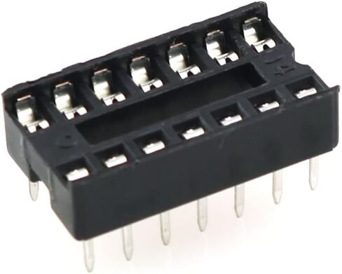 14 دبوس IC المقبس TAODAN 30 قطعة 2.54 مم الملعب 14 دبوس DIP IC لحام نوع مقبس محول in Kuwait