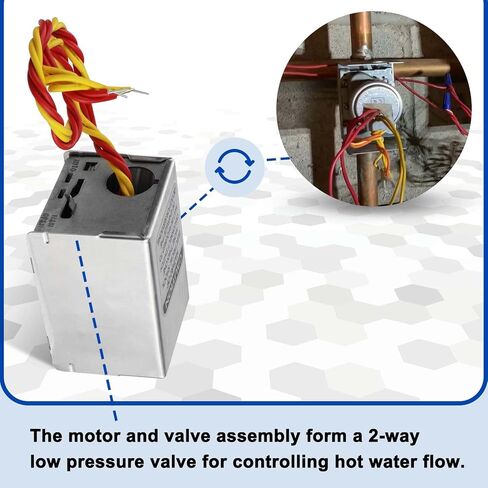 40003916-026 V8043E1012 Zone Valve Motor Power Replacement Head for Honeywell 2-Way 4-Wire Normally Closed 24Vac 50/60Hz 18" Leads with End Switch in Kuwait