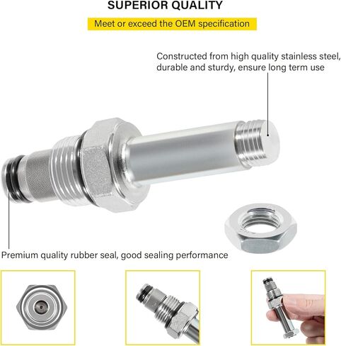Replace Part for SV08-20-0-N-00 Spool Valve, 2-Way, 6 GPM Compatible with VC08-2Cavity Uses for Size 08 (1/2″Hole) Solenoids in Saudi Arabia