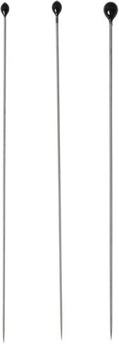 SQXBK دبوس الحشرات 300 قطعة 3 أحجام إبر عينة التركيب من الفولاذ المقاوم للصدأ مع قنينة تخزين بلاستيكية صلبة آمنة مقاس 0 1 2 دبابيس علم الحشرات in Kuwait