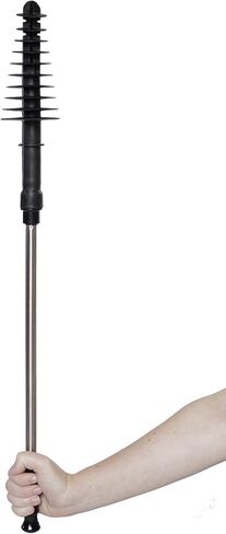 ToiletShroom Revolutionary Plunger, Squeegee, Clog Remover, Drain Cleaner, Bathroom Toilet Dredge Tool, Stainless Steel Handle with Caddy Holder, Оne Расk, Black in Saudi Arabia