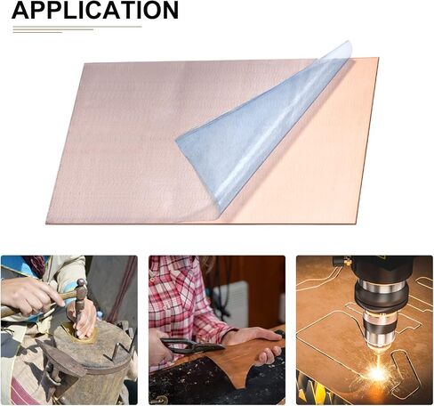 DTGN 150x100x1mm(LxWxT) Pure Copper Sheets - 2Pack - Good for Making Machinery Parts - Metal Copper Plates in Saudi Arabia