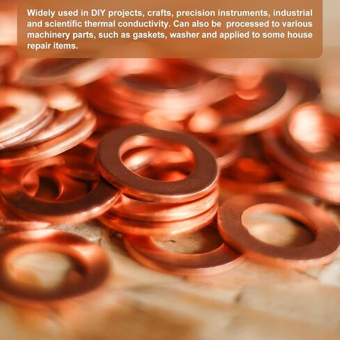 DTGN 150x100x1mm(LxWxT) Pure Copper Sheets - 2Pack - Good for Making Machinery Parts - Metal Copper Plates in Saudi Arabia