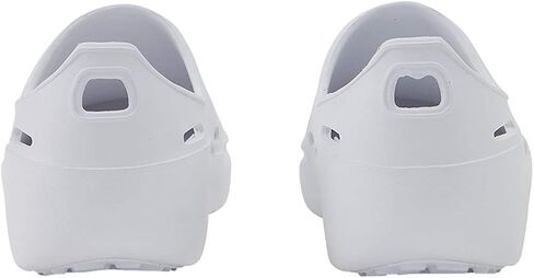 Anywear Streak Step-in Nurse Shoes for Women and Men, Oil- and Slip-Resistant EVA Kitchen Shoes, Work Shoes, 11, White in Kuwait