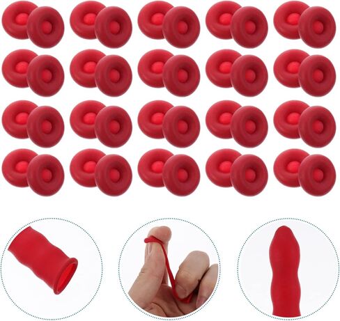 Mikikit سيليكون السد السد الأحمر السد توفير السد التوقف السد التشطيب أداة السداد التوقف السد أنبوب يغطي غطاء السد لختم الحفاظ على 50 قطعة أدوات in Kuwait