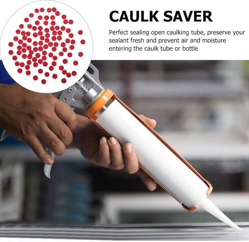 Mikikit سيليكون السد السد الأحمر السد توفير السد التوقف السد التشطيب أداة السداد التوقف السد أنبوب يغطي غطاء السد لختم الحفاظ على 50 قطعة أدوات in Kuwait