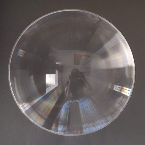 2-Pack Large Fresnel Lenses Φ300mm(11.81") Focal Length 120mm Acrylic Magnifier for Solar Heating,Solar Cooking,Visual Education. (Focal Length 120mm) in Saudi Arabia