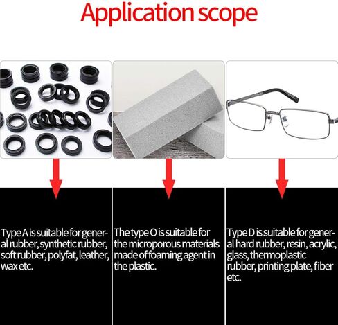 مقياس اختبار الصلابة، نوع الشاطئ A/O/D مقياس التحمل للإطارات المطاطية، مقياس صلابة 0-100 (النوع O) in Kuwait