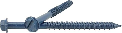 Chenango Supply 1/4 x 3-1/4" Hex Head Concrete Screw Anchor. 100 Pieces with Drill Bit (Miami-Dade Compliant) (1/4 x 3-1/4") in Saudi Arabia