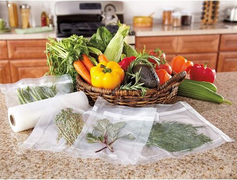 FoodSaver 1-Quart Vacuum Sealer, Bags, 90 Count | BPA-Free, Commercial Grade for Food Storage and Sous Vide in Kuwait