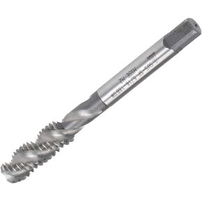 TOP-VIGOR 2pcs M8*1.25 Spiral Flute Thread Tap, Metric Machine Threading Tap H2 Tolerance, HSS Nitriding Coated Thread Milling Tap(Round Shank with Square End) in Saudi Arabia