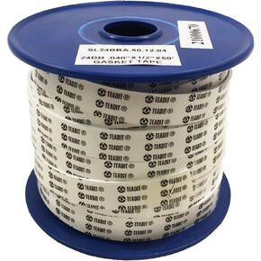 Sur-Seal 24BB.500.040.50 White PTFE Teadit 24BBA Expanded Gasket Tape, 1/2" Width, 0.040" Thick, 50' Spool in Saudi Arabia