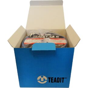 Sterling Seal and Supply (STCC) 1500.50015 1500/Teadit 24B White PTFE Joint Sealant for Applications in Steel, Glass Lined, PVC and Fiber Glass Pipe Flanges, Fume Ducts, Concrete Lids, Heat Exchangers, 1/2" Wide, 15' in Saudi Arabia