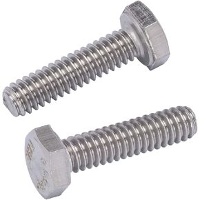 Bolt Dropper 1/4"-20 x 1" (100pc) Stainless Hex Head Bolt, 18-8 Stainless Steel in Kuwait