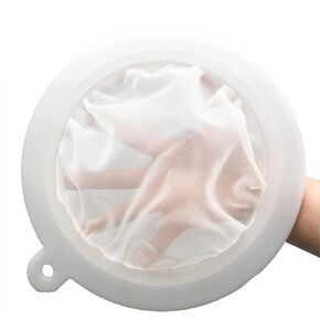 8.4in 120 Mesh Big Nylon Mesh Filter Ultra-Fine Sieve Sediments Strainer for Straining Juice,honey,Tea