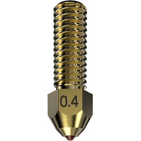 Ruby Nozzles for 3D Printers MK8 E3D Prusa Ender3 (E3DV6, 0.4mm)