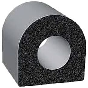Trim-Lok D-Shaped Rubber Seal (Thick Wall) .50" Height, .50" Width, 25’ Length – EPDM Foam Seal with HT (General Acrylic) Pressure Sensitive Adhesive System, Door/Window Weather Seal - RVs, Boats, Car in Kuwait