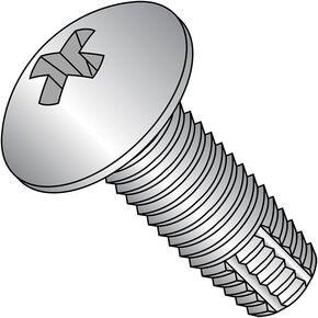 Small Parts 1108FPT188 18-8 Stainless Steel Thread Cutting Screw, Plain Finish, Truss Head, Phillips Drive, Type F, #10-32 Thread Size, 1/2" Length (Pack of 50) in Saudi Arabia