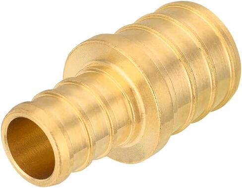 (عبوة من 10) EFIELD Barb Crimp Pex 1/2 بوصة × 3/4 بوصة تركيب نحاسي مخفض in Kuwait
