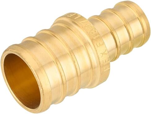 (عبوة من 10) EFIELD Barb Crimp Pex 1/2 بوصة × 3/4 بوصة تركيب نحاسي مخفض in Kuwait